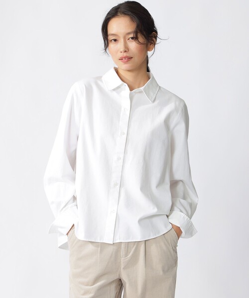ECOALF(エコアルフ)の「SARA シャツ / SARA SHIRT WOMAN(シャツ/ブラウス・レディース・ロイヤルブルー/ホワイト・M/S)」の4枚目の写真