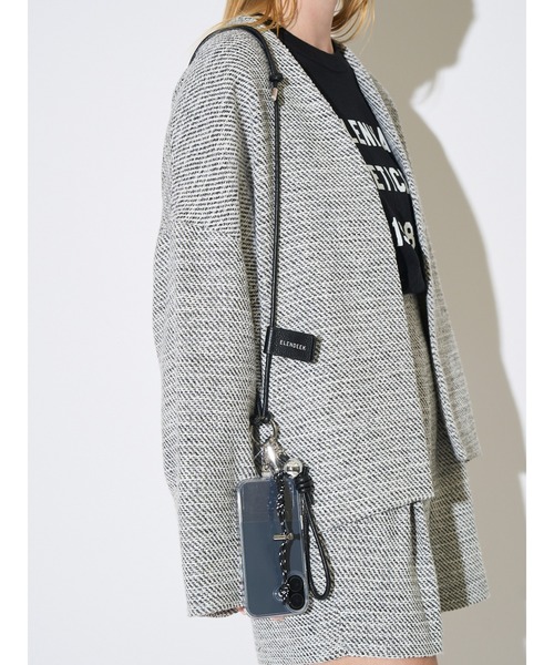 ELENDEEK（エレンディーク）の「MULTI SMARTPHONE LEATHER SHOULDER（スマホケース/カバー・レディース・シルバー/ブラウン/ブラック/オレンジ/ミント・FREE）」の10枚目の写真