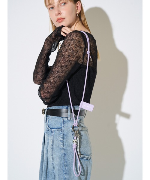 ELENDEEK（エレンディーク）の「MULTI SMARTPHONE LEATHER SHOULDER（スマホケース/カバー・レディース・シルバー/ブラウン/ブラック/オレンジ/ミント・FREE）」の12枚目の写真