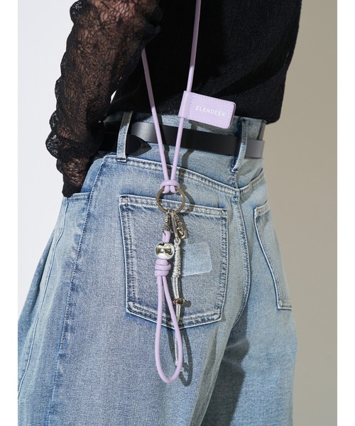 ELENDEEK（エレンディーク）の「MULTI SMARTPHONE LEATHER SHOULDER（スマホケース/カバー・レディース・シルバー/ブラウン/ブラック/オレンジ/ミント・FREE）」の13枚目の写真