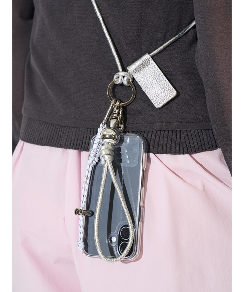 ELENDEEK（エレンディーク）の「MULTI SMARTPHONE LEATHER SHOULDER（スマホケース/カバー・レディース・シルバー/ブラウン/ブラック/オレンジ/ミント・FREE）」の21枚目の写真