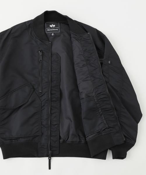 EDIFICE(エディフィス)の「WM x ALPHA(ホワイトマウンテニアリング*アルファ)INDUSTRIES MA-1 JACKET(その他アウター・メンズ・ブラック・LARGE/MEDIUM)」の5枚目の写真