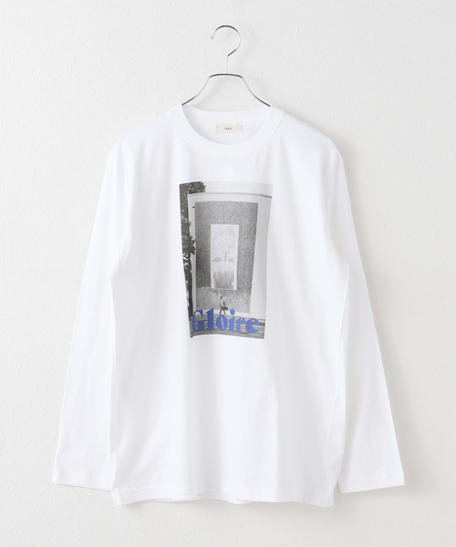 IENA(イエナ)の「IENA×Shimazaki Masahiro Photo Long T Tシャツ(Tシャツ/カットソー・レディース・ホワイト系その他/ホワイト/グレー・FREE)」の3枚目の写真