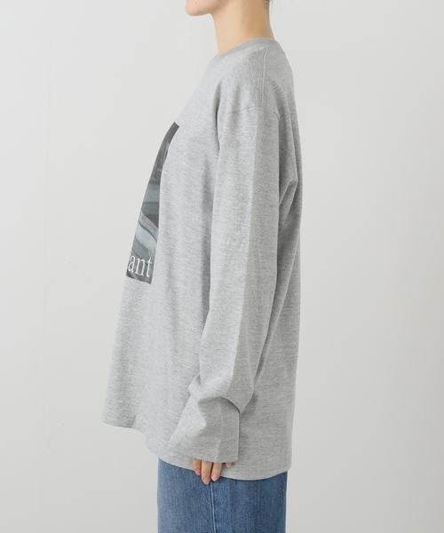 IENA(イエナ)の「IENA×Shimazaki Masahiro Photo Long T Tシャツ(Tシャツ/カットソー・レディース・ホワイト系その他/ホワイト/グレー・FREE)」の6枚目の写真