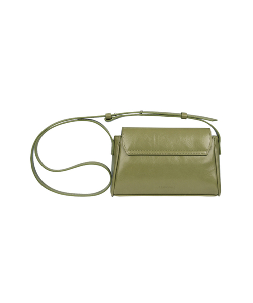SEMICODE(セミコード)の「capture bag micro - crinkle olive(メッセンジャーバッグ・レディース・その他・FREE)」の5枚目の写真