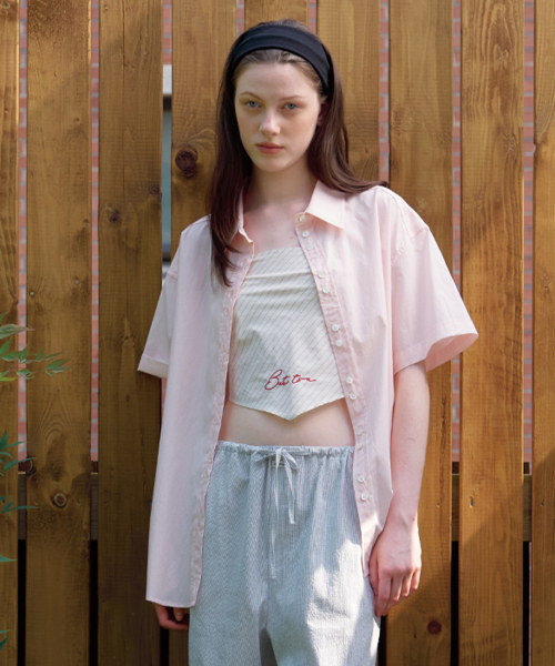 BUT'TON(ボッタン)の「Tencel Two Button Shirts (BabyPink)(シャツ/ブラウス・レディース・その他・FREE)」の2枚目の写真