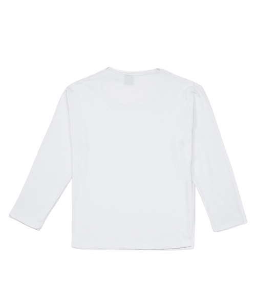 PHERMENON（フェルメノン）の「マッスルフィット Uネック ロングスリーブ - ホワイト（Tシャツ/カットソー・メンズ・その他・1/2/3）」の6枚目の写真