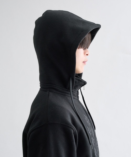セール】Standneck-Zip Hoodie / スタンドネックジップフーディ