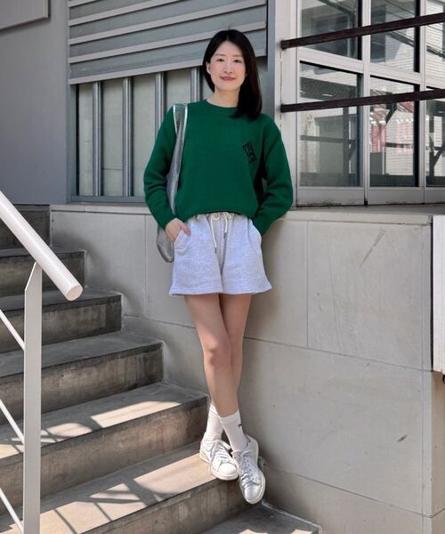 DANGLEDROP(ダングルドロップ)の「DGDPスウェットショートパンツネイビー(その他パンツ・レディース・その他・S/M)」の5枚目の写真