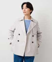 UNTITLED（アンタイトル）の「【はっ水/洗える/セレモニーにも】タスランショートトレンチコート（トレンチコート）」