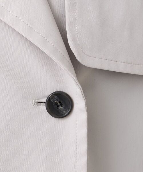 UNTITLED(アンタイトル)の「【定番人気/はっ水/洗える】タスランショートトレンチコート(トレンチコート・レディース・ベージュ/ネイビー/ベージュ系5/ライトグレー系9/グレー系8・00/01/02/03/04/42/44/46/48/50)」の12枚目の写真