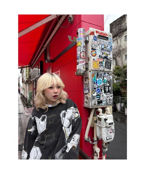 Desigual(デシグアル)の「ディズニー テキスト グラフィック スウェット ミッキー&ミニー(スウェット・レディース・ブラック・S/M/L)」の5枚目の写真