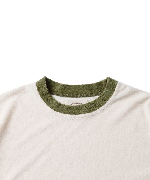 AMFEAST(アンフィースト)の「70テリーリングTシャツオリーブ(Tシャツ/カットソー・メンズ・その他・MEDIUM/X-LARGE/LARGE)」の3枚目の写真