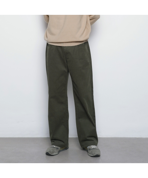 THE-ABON(エイボン)の「M765 pitch wide pants khaki(その他パンツ・メンズ・カーキ・M/S/L)」の2枚目の写真