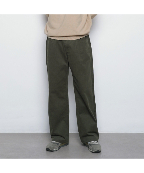 THE-ABON(エイボン)の「M765 pitch wide pants khaki(その他パンツ・メンズ・カーキ・M/S/L)」の3枚目の写真