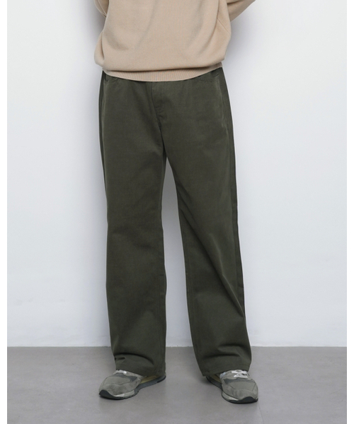 THE-ABON(エイボン)の「M765 pitch wide pants khaki(その他パンツ・メンズ・カーキ・M/S/L)」の4枚目の写真
