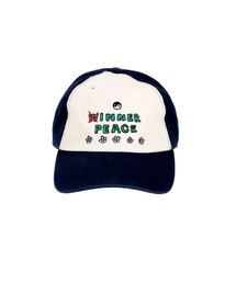 OURPOCKETS（アワーポケッツ）の「トンプソンビレッジウィナーピースツートンボールキャップ（ネイビー）（キャップ）」
