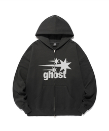 GHOST 3STAR HOODIE ZIP UP_CHARCOAL(NG2FSUM483A)