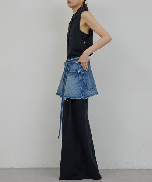 GALLARDAGALANTE（ガリャルダガランテ）の「【PEAS】デニムミニスカート（デニムスカート・レディース・ブルー・FREE）」の15枚目の写真