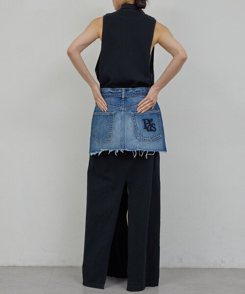 GALLARDAGALANTE（ガリャルダガランテ）の「【PEAS】デニムミニスカート（デニムスカート・レディース・ブルー・FREE）」の16枚目の写真