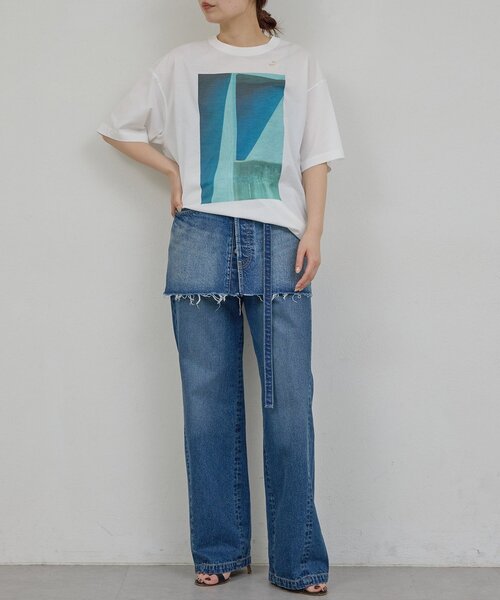 GALLARDAGALANTE（ガリャルダガランテ）の「【PEAS】デニムミニスカート（デニムスカート・レディース・ブルー・FREE）」の17枚目の写真