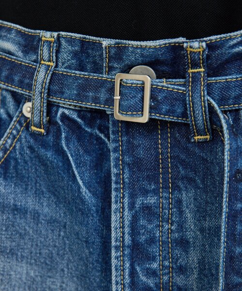 GALLARDAGALANTE（ガリャルダガランテ）の「【PEAS】デニムミニスカート（デニムスカート・レディース・ブルー・FREE）」の7枚目の写真