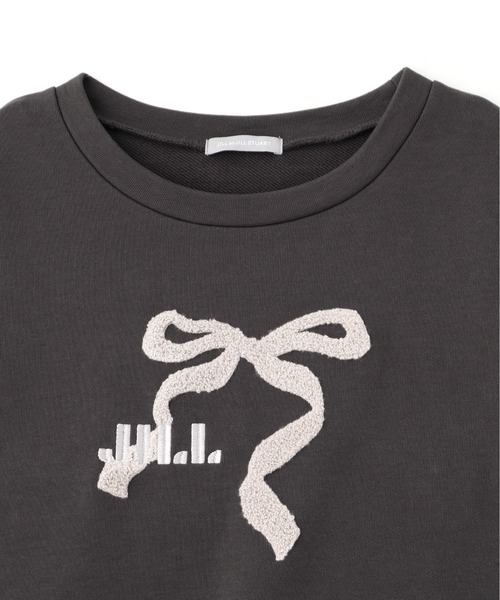 JILL by JILL STUART（ジルバイジルスチュアート）の「サガラ刺繍リボンロゴスウェット（スウェット・レディース・ネイビー/グレー/チャコールグレー・FREE）」の11枚目の写真