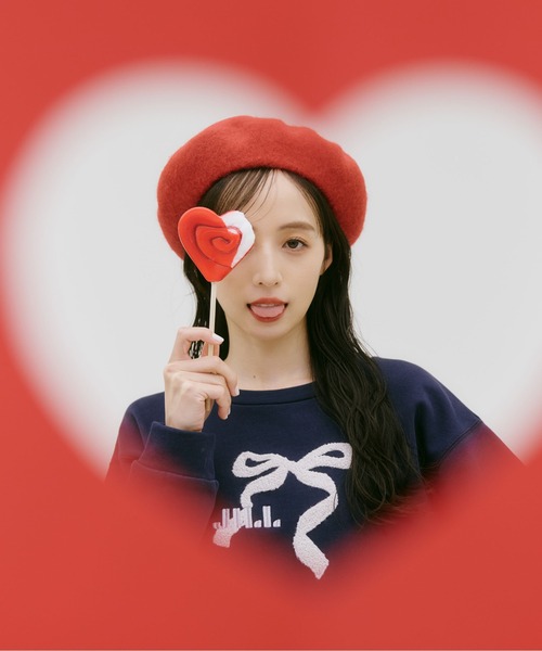 JILL by JILL STUART（ジルバイジルスチュアート）の「サガラ刺繍リボンロゴスウェット（スウェット・レディース・ネイビー/グレー/チャコールグレー・FREE）」の14枚目の写真