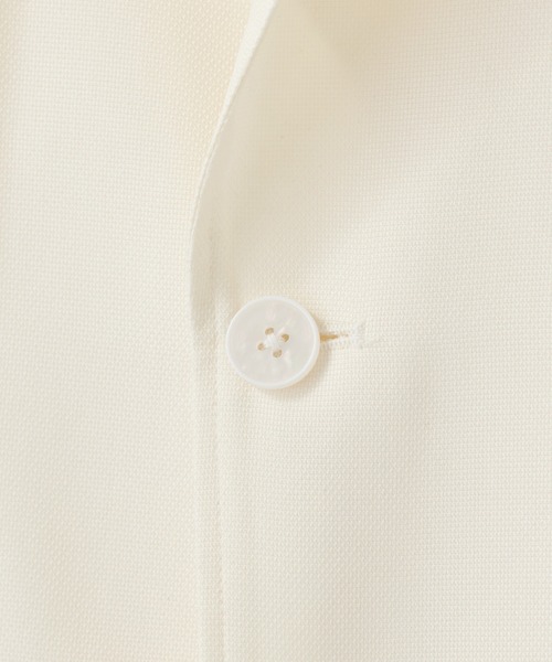 UNION STATION（ユニオンステーション）の「パナマオックスジャケット〈ハンドウォッシャブル〉（テーラードジャケット・メンズ・ブラック/ホワイト・L/M/S）」の4枚目の写真