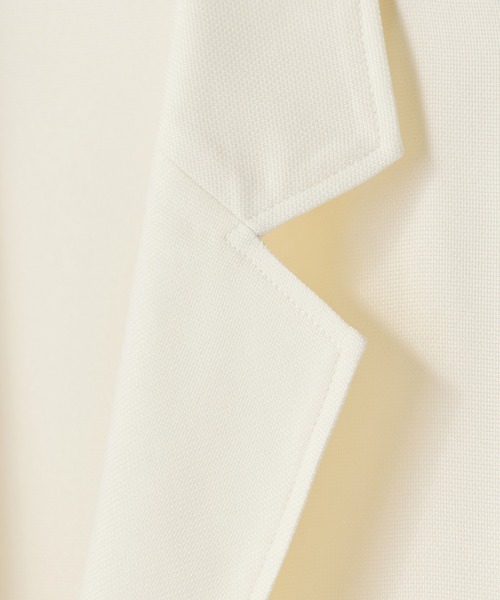 UNION STATION（ユニオンステーション）の「パナマオックスジャケット〈ハンドウォッシャブル〉（テーラードジャケット・メンズ・ブラック/ホワイト・L/M/S）」の6枚目の写真