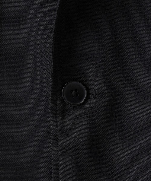 UNION STATION（ユニオンステーション）の「パナマオックスジャケット〈ハンドウォッシャブル〉（テーラードジャケット・メンズ・ブラック/ホワイト・L/M/S）」の3枚目の写真