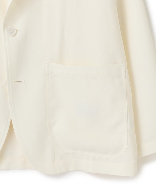 UNION STATION（ユニオンステーション）の「パナマオックスジャケット〈ハンドウォッシャブル〉（テーラードジャケット・メンズ・ブラック/ホワイト・L/M/S）」の8枚目の写真
