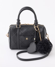 one after another NICE CLAUP | ハート＆チャーム付き2WAYミニボストンバッグ(ボストンバッグ)