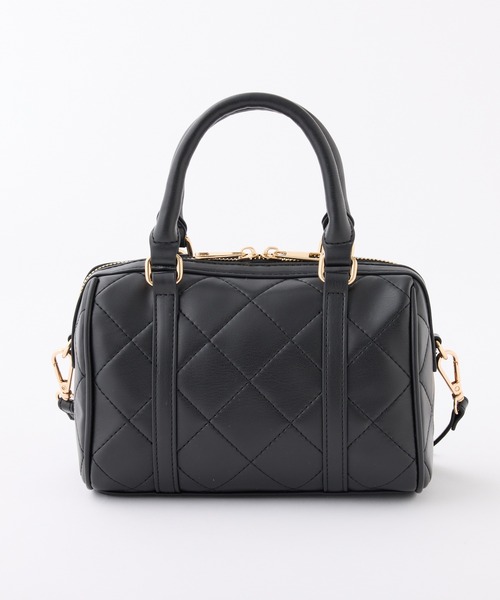 one after another NICE CLAUP(ワンアフターアナザーナイスクラップ)の「ハート&チャーム付き2WAYミニボストンバッグ(ボストンバッグ・レディース・ブラック/イエロー/ホワイト・FREE)」の10枚目の写真