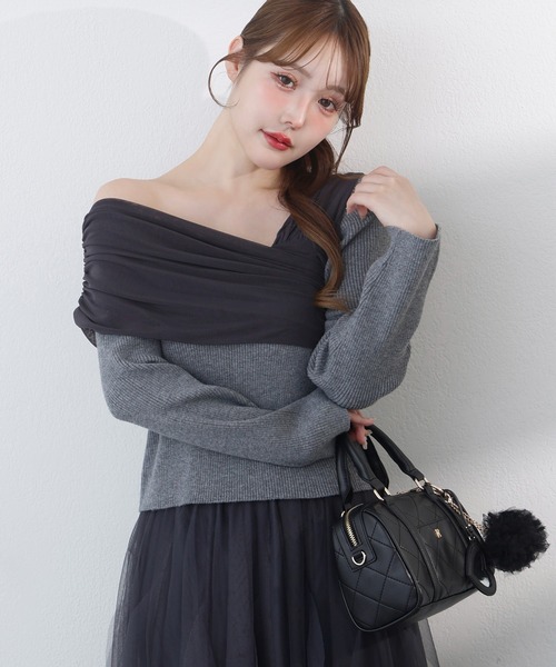 one after another NICE CLAUP(ワンアフターアナザーナイスクラップ)の「ハート&チャーム付き2WAYミニボストンバッグ(ボストンバッグ・レディース・ブラック/イエロー/ホワイト・FREE)」の19枚目の写真