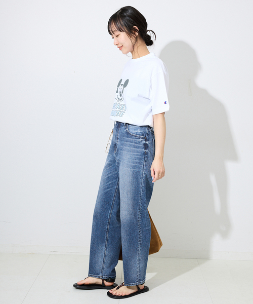 Healthy denim(ヘルシーデニム)の「《追加》HEALTHY DENIM Carrot Ankle Tapered デニム H87231803MDU(デニムパンツ・レディース・ブルー/スカイブルー・25cm/24cm/23cm/22cm)」の4枚目の写真