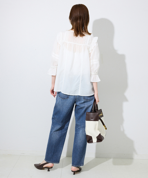 Healthy denim（ヘルシーデニム）の「《追加》HEALTHY DENIM Carrot Ankle Tapered デニム H87231803MDU（デニムパンツ・レディース・ブルー/スカイブルー・25cm/24cm/23cm/22cm）」の15枚目の写真