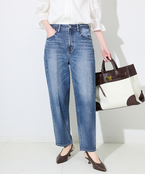Healthy denim（ヘルシーデニム）の「《追加》HEALTHY DENIM Carrot Ankle Tapered デニム H87231803MDU（デニムパンツ・レディース・ブルー/スカイブルー・25cm/24cm/23cm/22cm）」の19枚目の写真