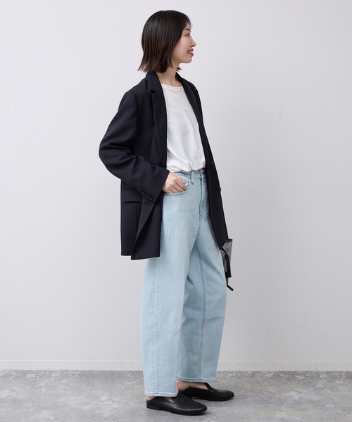Healthy denim(ヘルシーデニム)の「《追加》HEALTHY DENIM Carrot Ankle Tapered デニム H87231803MDU(デニムパンツ・レディース・ブルー/スカイブルー・25cm/24cm/23cm/22cm)」の15枚目の写真