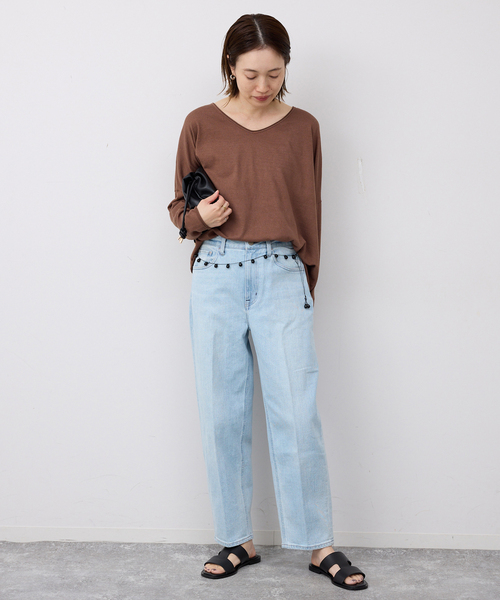Healthy denim(ヘルシーデニム)の「《追加》HEALTHY DENIM Carrot Ankle Tapered デニム H87231803MDU(デニムパンツ・レディース・ブルー/スカイブルー・25cm/24cm/23cm/22cm)」の22枚目の写真