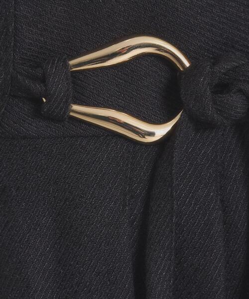 ITS'DEMO（イッツデモ）の「【手洗い可／ウエストゴム】ループベルトワイドパンツ（その他パンツ・レディース・ブラック/アイボリー/ベージュ・00）」の15枚目の写真