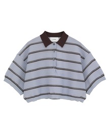 CLANE（クラネ）の「【CLANE】SPONGY SHEER POLO KNIT TOPS（ニット/セーター）」