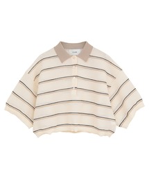CLANE（クラネ）の「【CLANE】SPONGY SHEER POLO KNIT TOPS（ニット/セーター）」