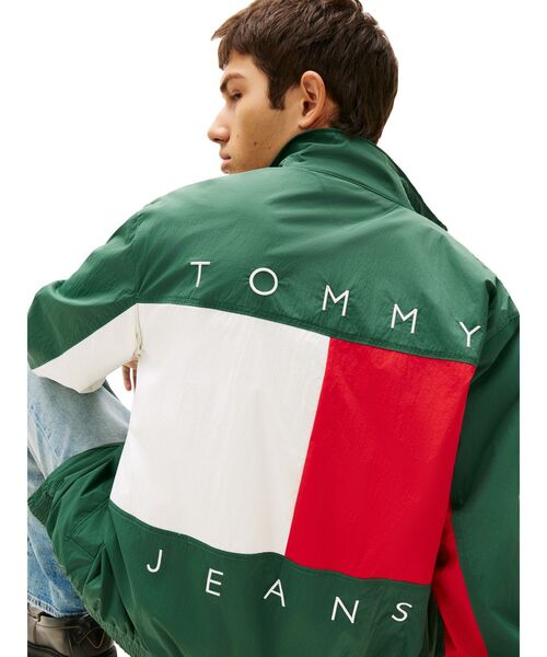 tommy jeans(トミー ジーンズ)の「ヘリテージフラッグロゴジャケット(テーラードジャケット・メンズ・マルチ/グリーン・LARGE/X-LARGE/MEDIUM/SMALL)」の9枚目の写真