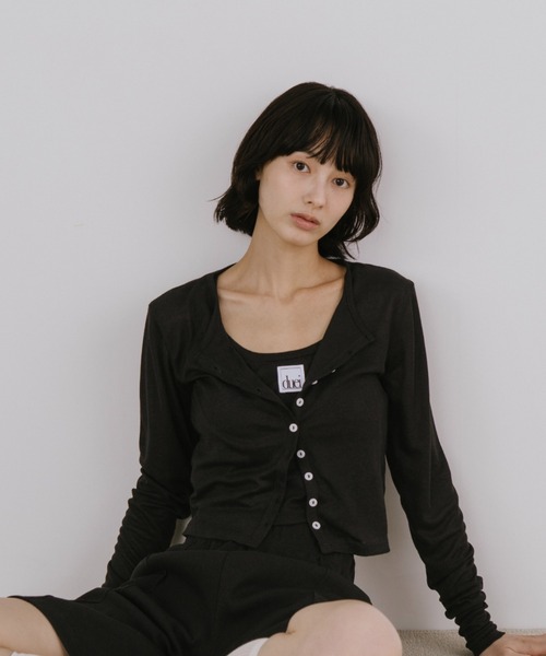 duei(デュイ)の「シアーコンパクトタンクトップ(タンクトップ・レディース・グレー/ブラック/ピンク・FREE)」の21枚目の写真