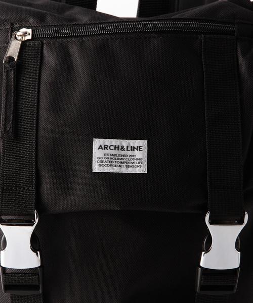 green label relaxing（グリーンレーベルリラクシング）の「【ARCH&LINE(アーチ＆ライン)】 UNITILITY バッグ（ショルダーバッグ・キッズ・ブラック/ダークグリーン・FREE）」の6枚目の写真