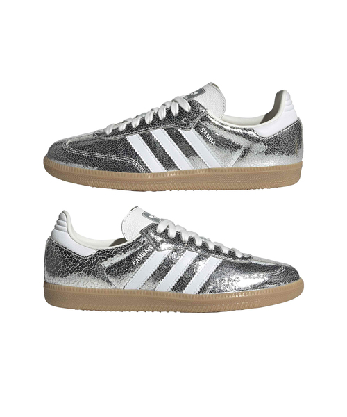 adidas Originals（アディダスオリジナルス）の「adidas originals / アディダス オリジナルス SAMBA OG W（JR0035）（スニーカー・レディース・シルバー・23cm/24cm/25cm）」の3枚目の写真