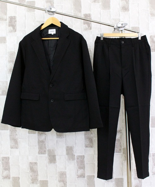 TopIsm（トップイズム）の「シングルノッチドラベル 2つボタン セットアップスーツ（セットアップ・メンズ・ブラック/グレイッシュベージュ/ブルーグレー/スモークグレー/ネイビー/ブラウン・L/XL/M）」の7枚目の写真