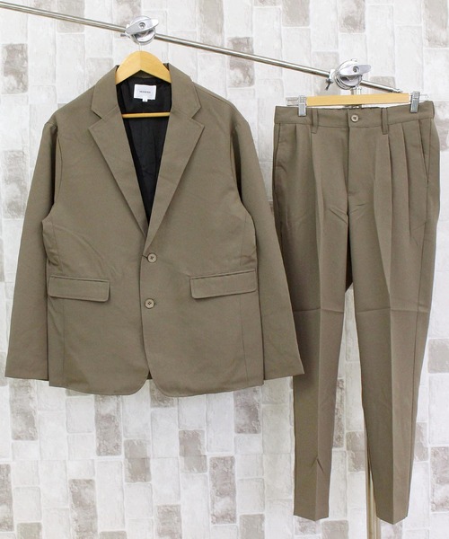 TopIsm（トップイズム）の「シングルノッチドラベル 2つボタン セットアップスーツ（セットアップ・メンズ・ブラック/グレイッシュベージュ/ブルーグレー/スモークグレー/ネイビー/ブラウン・L/XL/M）」の21枚目の写真