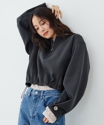 UNITED TOKYO | 【残りわずか！】タックフォルムスリーブカットプルオーバー｜ウォッシャブル/レイヤード/春服(スウェット)